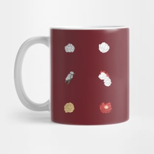 Corsage flowers cartoon Mug